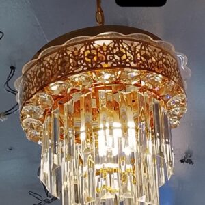 Imperial Gold Crystal Chandelier