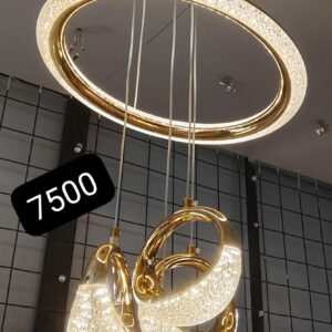 Luxe Halo Crystal Chandelier