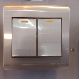 Double Gang Rocker Switch