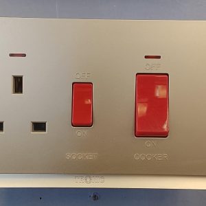 Cooker Control Unit with Socket