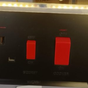 Tronic Black Edition Cooker Control Unit with Socket