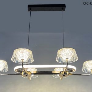 RFCH30001/6 –Modern Linear Crystal LED Chandelier